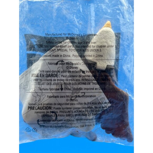 Disney McDonalds Brother Bear Sitka Eagle Toy In Original Polybag - Picture 3 of 6
